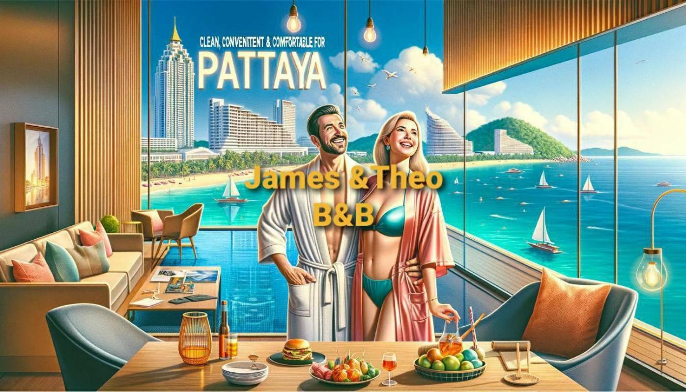 Base Central Pattaya Long Balcony King-Bed With Infinity Pool & Free Netflix! Zewnętrze zdjęcie